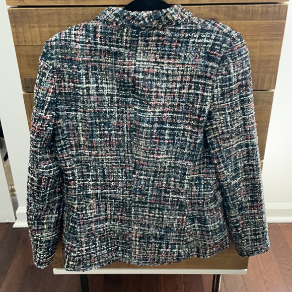 Aqua Multicolor Tweed Blazer M - Picture 4 of 4